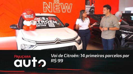 Vai de Citroën: 14 primeiras parcelas por R$ 99
