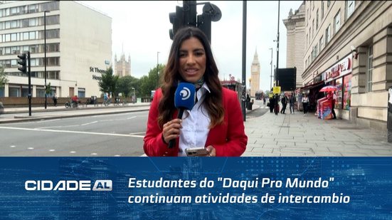 Estudantes do "Daqui Pro Mundo" continuam atividades de intercambio no Reino Unido