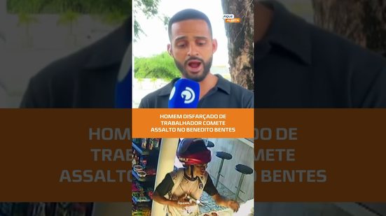 Homem usando parte de farda assalta padaria no Benedito Bentes #FiqueAlerta