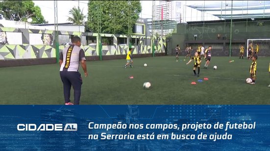 Campeão nos campos, projeto de futebol na Serraria está em busca de ajuda