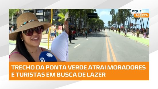 🌴 Ponta Verde vira opção de lazer e atrai alagoanos e turistas em Maceió