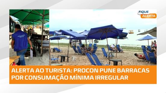Procon autua barracas por cobrança irregular de consumação mínima na praia do Francês