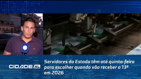 Servidores do Estado têm até quinta-feira para escolher quando vão receber o 13º em 2026