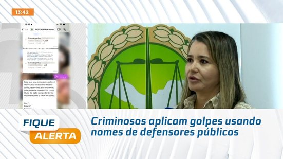 Criminosos aplicam golpes usando nomes de defensores públicos