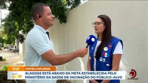 Alagoas está baixo da meta estabelecida pelo ministério da saúde de vacinação do público-alvo