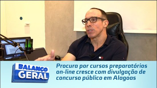 Procura por cursos preparatórios on-line cresce com divulgação de concurso público em Alagoas