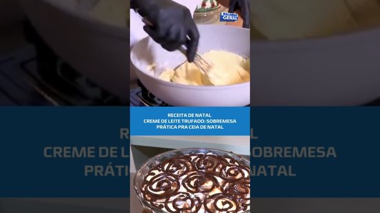 CREME DE LEITE TRUFADO: sobremesa prática pra ceia de Natal #BalançoGeralAL