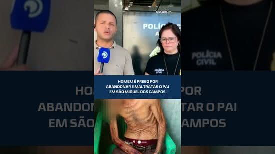 ⚠️ Idoso de 80 anos é vítima de abandono; filho acaba preso #CidadeAL