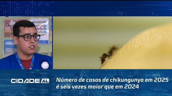 Número de casos de Chikungunya em 2025 é seis vezes maior que em 2024; SESAU alerta