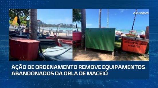 Secretaria Municipal de Segurança Cidadã vai retirar equipamentos abandonados da Orla