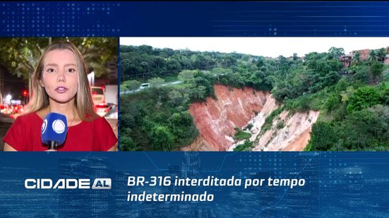 BR-316 interditada por tempo indeterminado para caminhões no trecho entre Pilar e Maceió