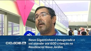 Novo Gigantinhos é inaugurado e vai atender até 600 crianças no Residencial Novo Jardim
