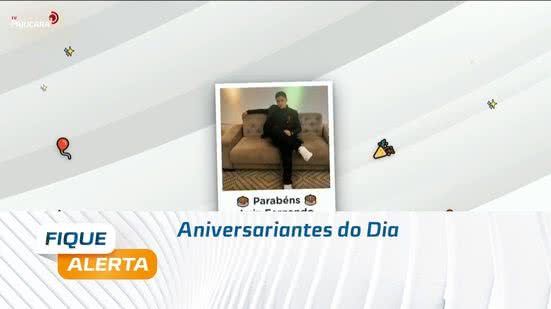Aniversariantes do Dia