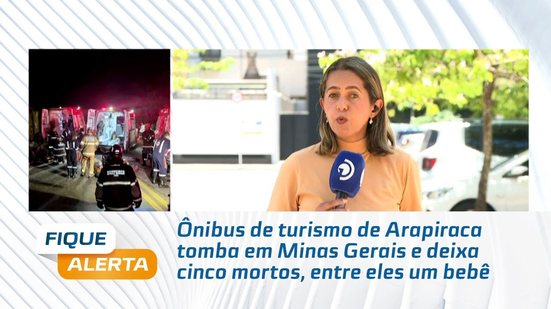Ônibus que saiu de Arapiraca se envolve em acidente fatal em MG e mata 5 pessoas #FiqueAlerta