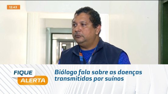 Biólogo fala sobre as doenças transmitidas por suínos