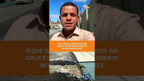 Canos azuis geram repercussão entre moradores de Maceió #FiqueAlerta