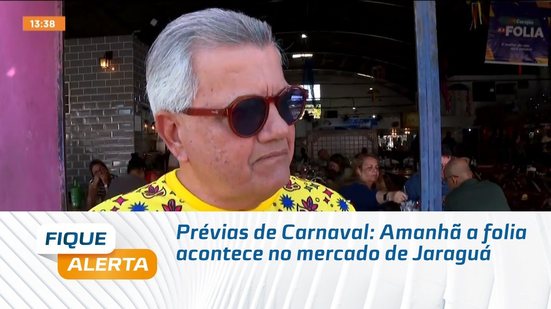 Prévias de Carnaval: Amanhã a folia acontece no mercado de Jaraguá