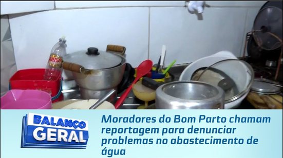 Moradores do Bom Parto chamam reportagem para denunciar problemas no abastecimento de água