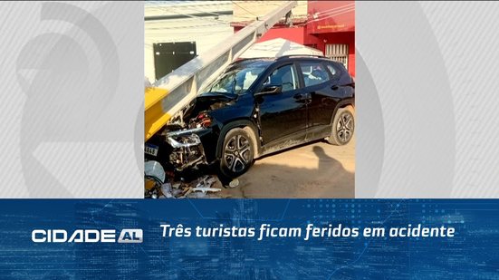 Porto da Rua: Três turistas ficam feridos em acidente