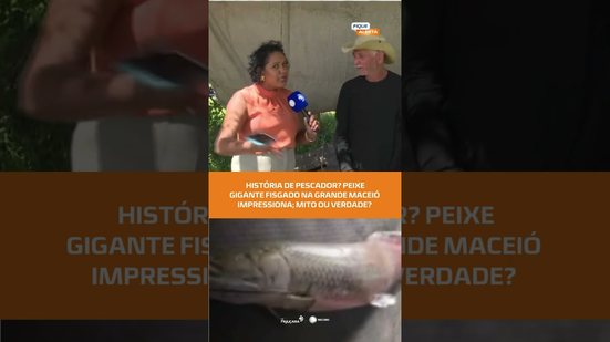 🌊 Pescaria ou lenda? Gigante do mar chama atenção na Grande Maceió | #FiqueAlerta