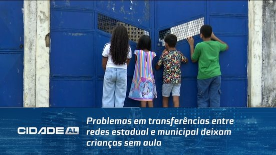 Problemas em transferências entre redes estadual e municipal deixam crianças sem aula