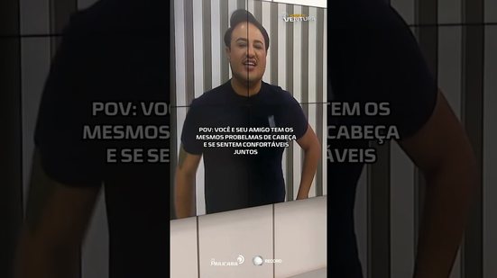 POV: vocês dividem os mesmos surtos e ainda riem disso 😂 #HoraDoVentura