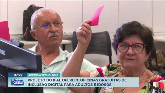 Projeto do IFAL oferece oficinas gratuitas de inclusão digital para adultos e idosos