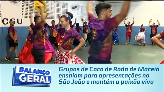 Grupos de Coco de Roda de Maceió ensaiam para apresentações no São João e mantém a paixão viva