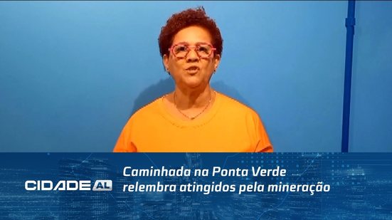 Caminhada na Ponta Verde relembra atingidos pela mineração