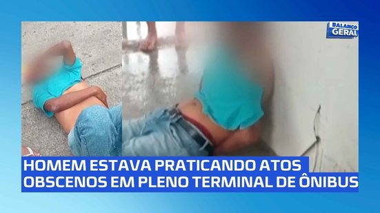 Homem é preso após atacar jovem no terminal de ônibus no Trapiche da Barra
