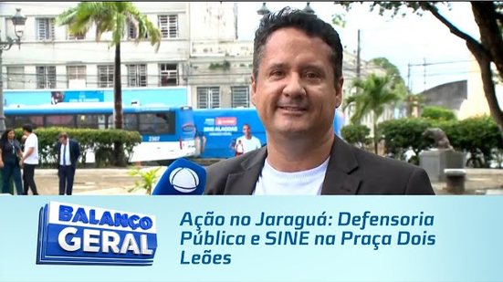 Ação no Jaraguá: Defensoria Pública e SINE na Praça Dois Leões