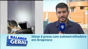 Idosa é presa com submetralhadora em Arapiraca