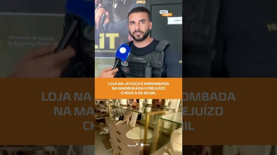 ASSALTO: Furto em loja na Jatiúca causa prejuízo de R$ 40 mil #FiqueAlerta