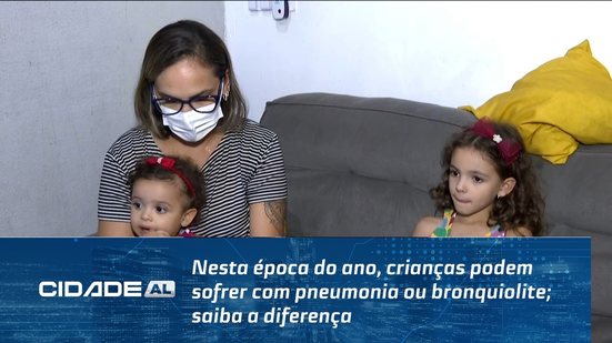 Nesta época do ano, crianças podem sofrer com pneumonia ou bronquiolite; saiba a diferença