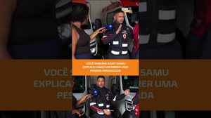 #FiqueAlerta | SAMU revela os primeiros socorros que podem salvar uma pessoa engasgada