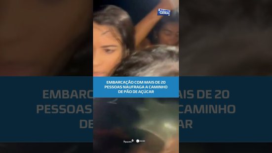 Barco naufraga no São Francisco com mais de 20 pessoas a bordo #BalançoGeralAL