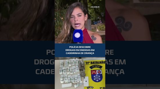 Drogas são encontradas escondidas em cadeirinha infantil durante abordagem, confira no #CidadeAL