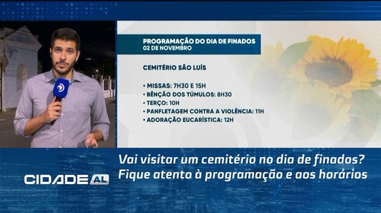 Vai visitar um cemitério no dia de finados? Fique atento à programação e aos horários