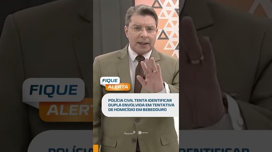 Suspeitos de tentativa de homicídio estão sendo procurados #FiqueAlerta