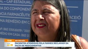 Pacientes atendidos pela Farmex reclamam da falta de medicamentos