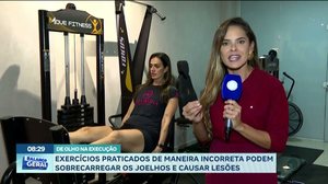Exercícios praticados de maneira incorreta podem sobrecarregar os joelhos e causar lesões