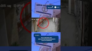 🚨 Igreja evangélica é furtada pela terceira vez; câmeras registram ação criminosa #CidadeAL