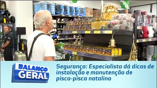 Segurança: Especialista dá dicas de instalação e manutenção de pisca-pisca natalino