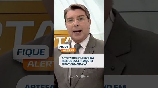 DESTAQUES DO DIA: Explosivo é apreendido em sede de torcida e trânsito trava no Jaraguá #FiqueAlerta