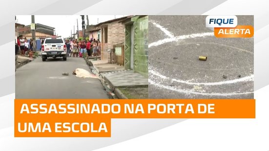 Homem é assassinado na porta de uma escola no Clima Bom