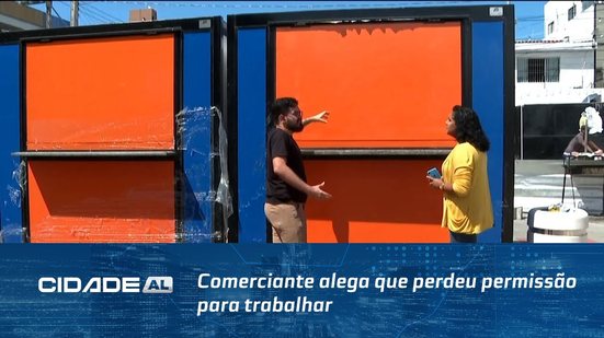 Comerciante alega que perdeu permissão para trabalhar após reclamação contra prefeitura