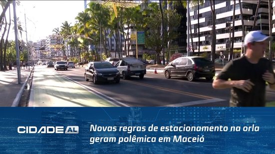 Novas regras de estacionamento na orla geram polêmica em Maceió