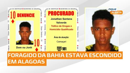 '10 de Ouro' do Baralho do crime da Bahia é preso em motel no município de Marechal Deodoro