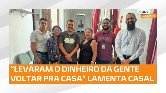 Casal de Juazeiro do Norte é assaltado em Maceió e faz apelo: ''Precisamos voltar para casa''