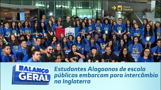 Estudantes Alagoanos de escola públicas embarcam para intercâmbio na Inglaterra